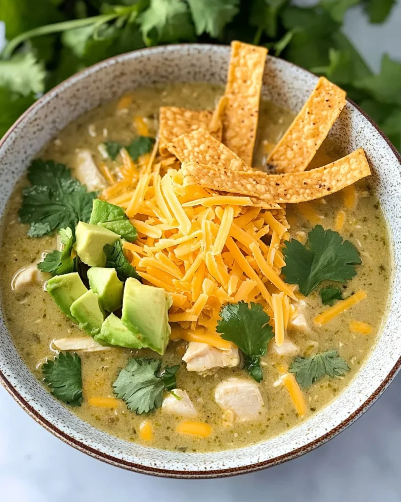 Green Enchilada Chicken Soup Recipe