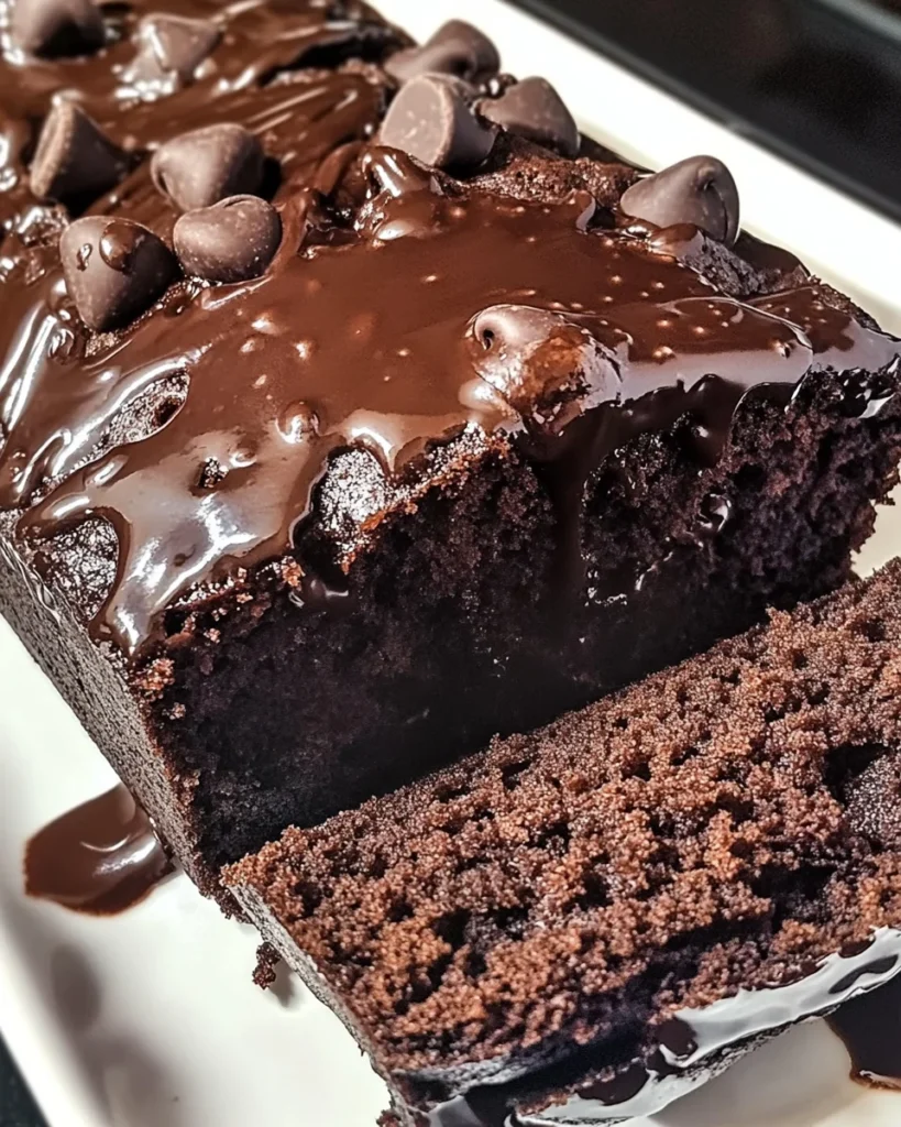 Hot Fudge Brownie Bread