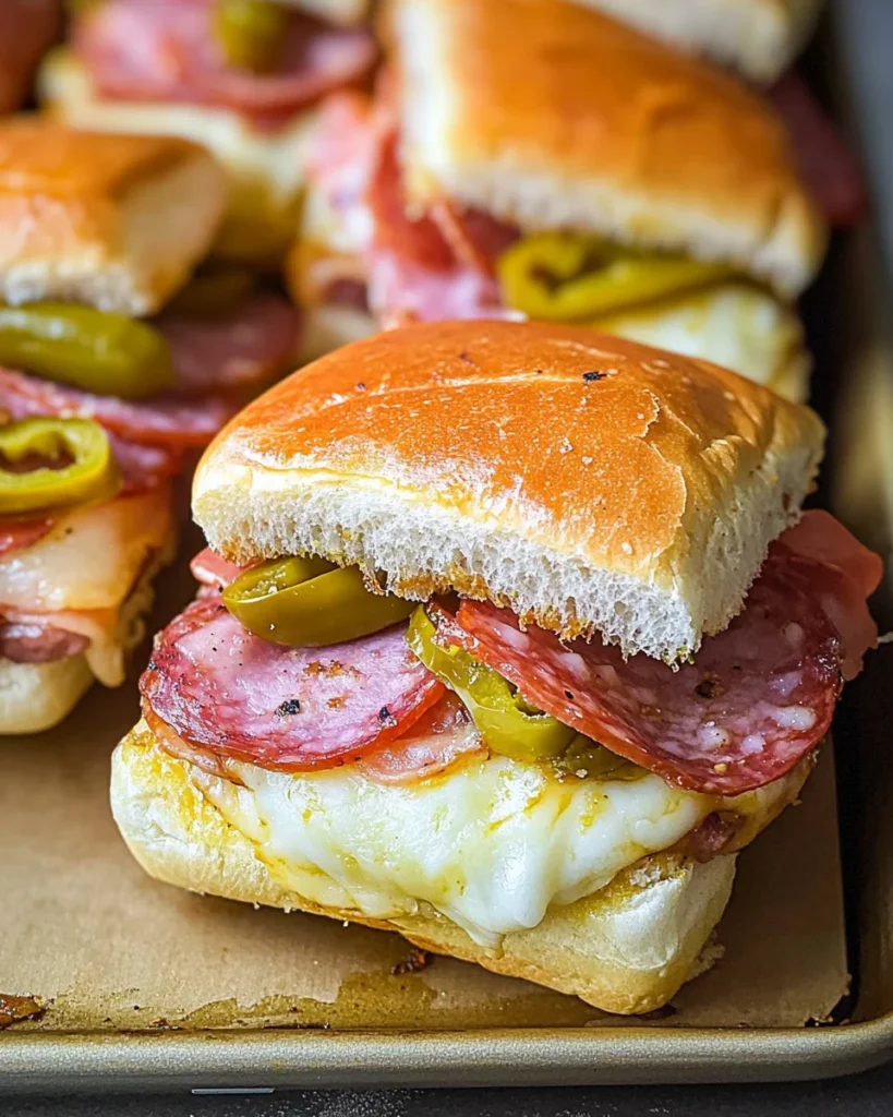 Hot Italian Sub Sliders