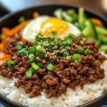 Korean Ground Beef Bowl (25-Minutes)
