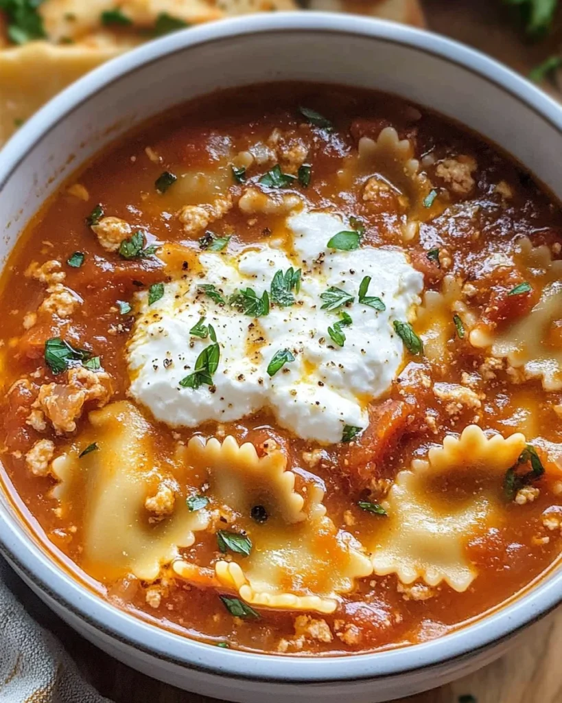Lasagna Soup