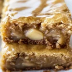 Maple Glazed Apple Blondies