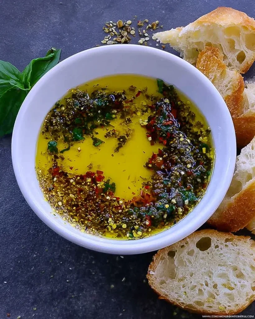 Olive Oil Bread Dip | Bread dipping oil