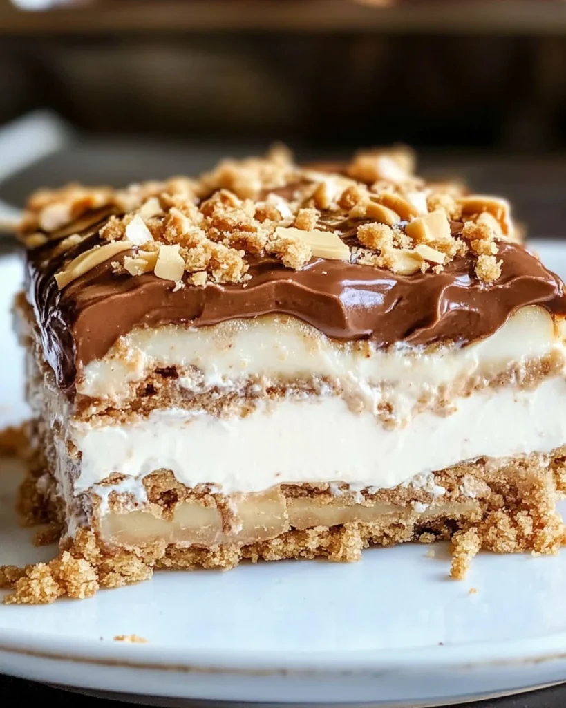 Peanut Butter Crunch Lasagna
