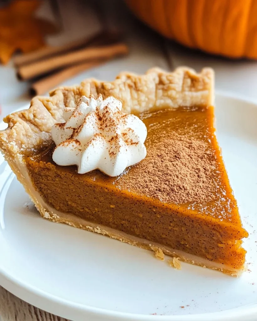 Pumpkin Pie Recipe