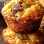 Sausage Breakfast Muffins (4-ingredients)