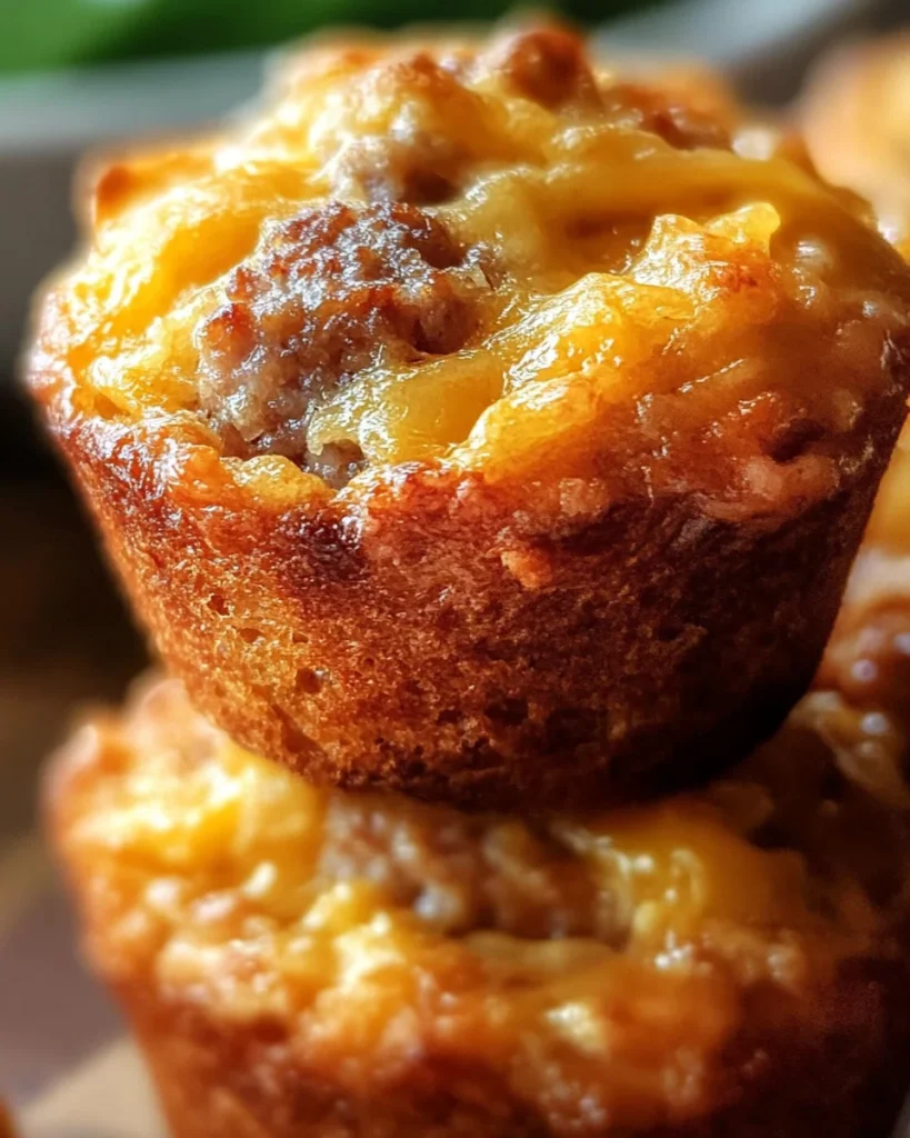 Sausage Breakfast Muffins (4-ingredients)