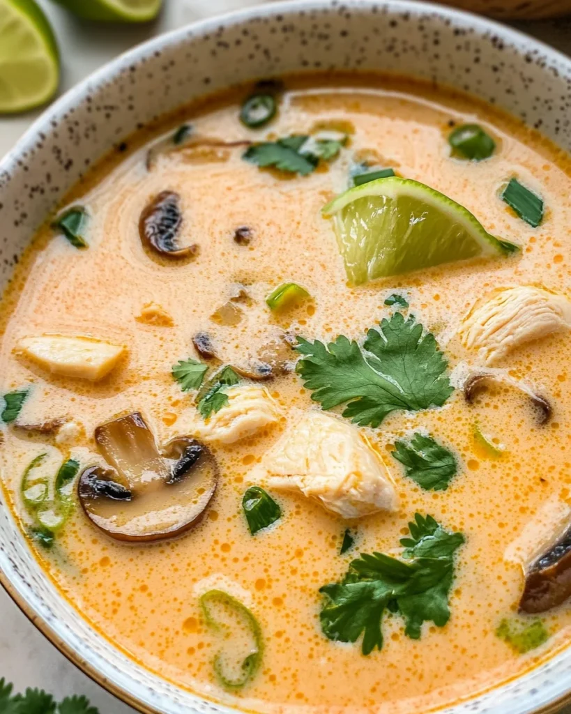 Slow Cooker Tom Kha Soup Recipe
