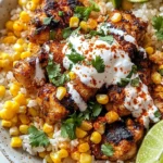 Street Corn Chicken Rice Bowl