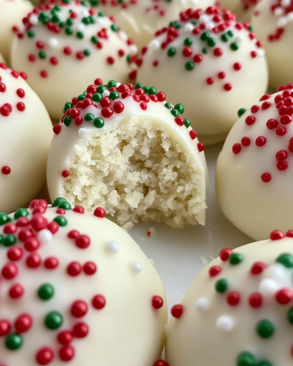 Sugar Cookie Truffles
