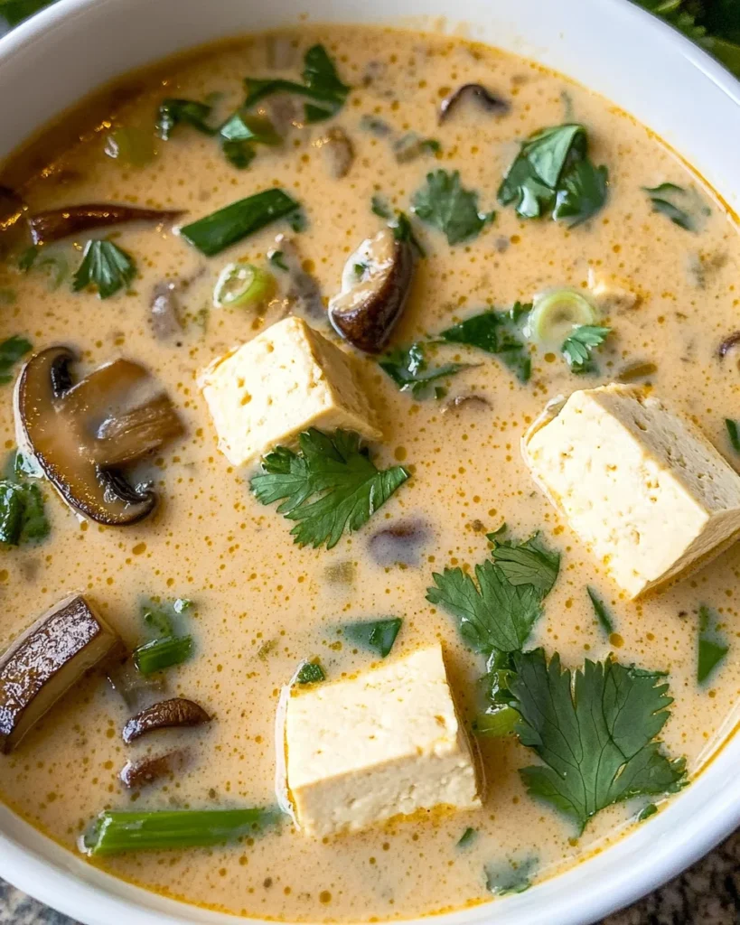 Thai Coconut Soup (Vegan)