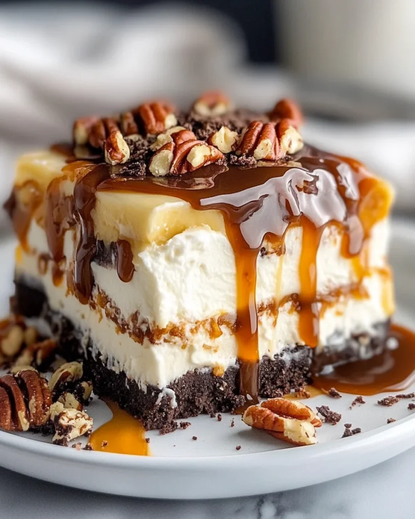 Turtle Lasagna Dessert